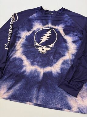 Section 119 x Grateful Dead Tie Dye Graphic Long Sleeve Shirt Mens XL Purple